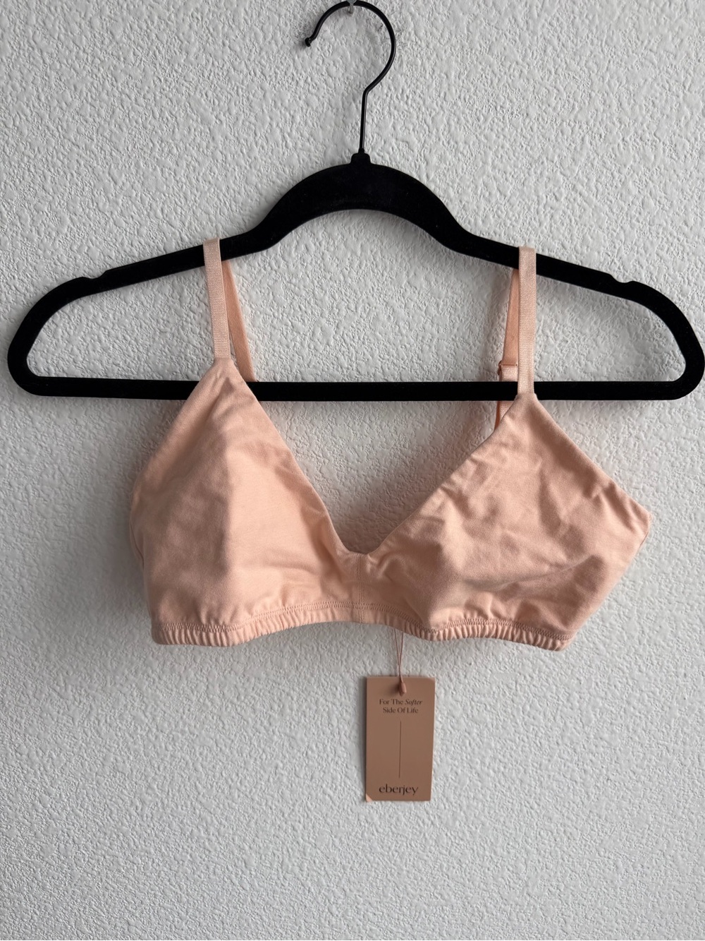 NWT Eberjey Stretch Cotton Bralette L/XL